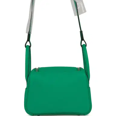 HERMÈS Hermes Mini Lindy Menthe Clemence Palladium Hardware | Thumbnail 4 HERMÈS Hermes Mini Lindy Menthe Clemence Palladium Hardware | Thumbnail 4