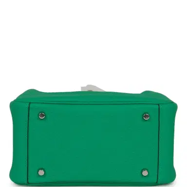 HERMÈS Hermes Mini Lindy Menthe Clemence Palladium Hardware | Thumbnail 6 HERMÈS Hermes Mini Lindy Menthe Clemence Palladium Hardware | Thumbnail 6