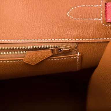HERMÈS Hermes Rose Jaipur Epsom Bi-Color Candy Birkin 35cm Permabrass Hardware | Thumbnail 9 HERMÈS Hermes Rose Jaipur Epsom Bi-Color Candy Birkin 35cm Permabrass Hardware | Thumbnail 9