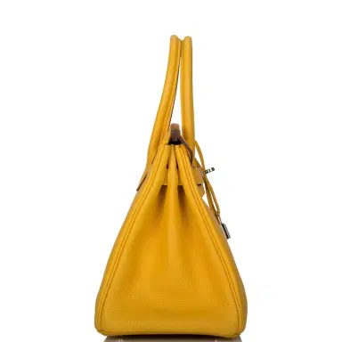 HERMÈS Hermes Soleil Togo Birkin 30cm Palladium Hardware (Preloved - Mint) | Thumbnail 3