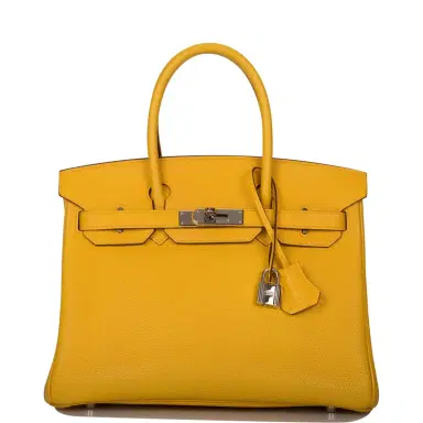 HERMÈS Hermes Soleil Togo Birkin 30cm Palladium Hardware (Preloved - Mint) | Thumbnail 1