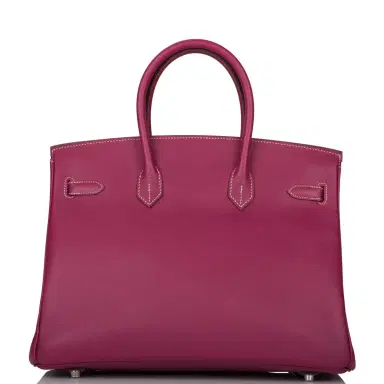 HERMÈS Hermes Tosca Epsom Bi-Color Candy Birkin 35cm Palladium Hardware | Thumbnail 4 HERMÈS Hermes Tosca Epsom Bi-Color Candy Birkin 35cm Palladium Hardware | Thumbnail 4
