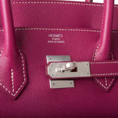 HERMÈS Hermes Tosca Epsom Bi-Color Candy Birkin 35cm Palladium Hardware | Thumbnail 7 HERMÈS Hermes Tosca Epsom Bi-Color Candy Birkin 35cm Palladium Hardware | Thumbnail 7