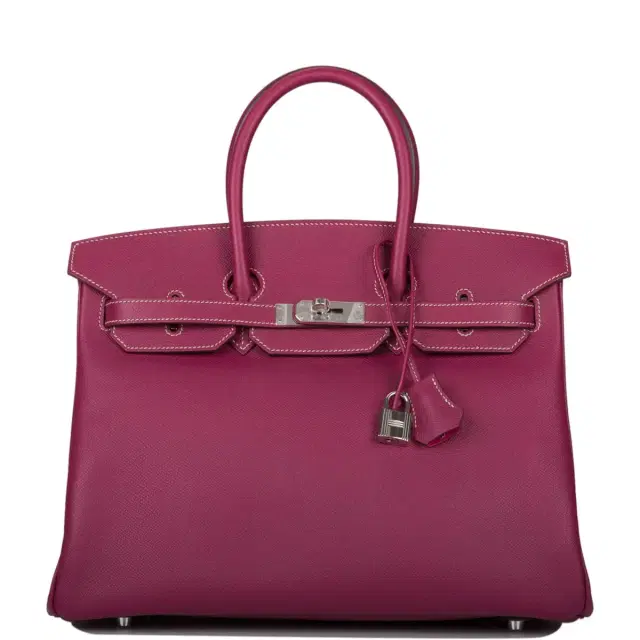 hermes Hermes Tosca Epsom Bi-Color Candy Birkin 35cm Palladium Hardware