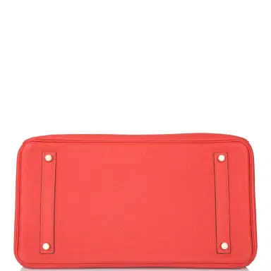 HERMÈS Hermes Vermilion Togo Birkin 35cm Gold Hardware | Thumbnail 6 HERMÈS Hermes Vermilion Togo Birkin 35cm Gold Hardware | Thumbnail 6