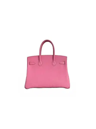 HERMÈS Pre-owned Hermes Birkin 30 Bubblegum 5P Togo Palladium Hardware | Thumbnail 2