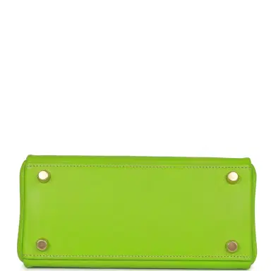 HERMÈS Vintage Hermes Kelly Retourne 20 Vert Cru Gulliver Gold Hardware | Thumbnail 6 HERMÈS Vintage Hermes Kelly Retourne 20 Vert Cru Gulliver Gold Hardware | Thumbnail 6