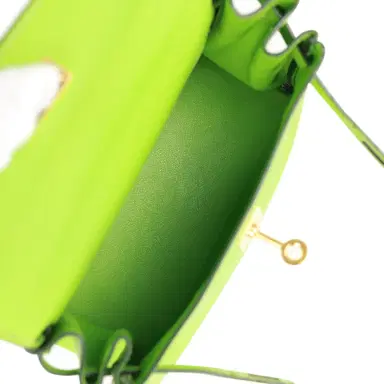 HERMÈS Vintage Hermes Kelly Retourne 20 Vert Cru Gulliver Gold Hardware | Thumbnail 8 HERMÈS Vintage Hermes Kelly Retourne 20 Vert Cru Gulliver Gold Hardware | Thumbnail 8