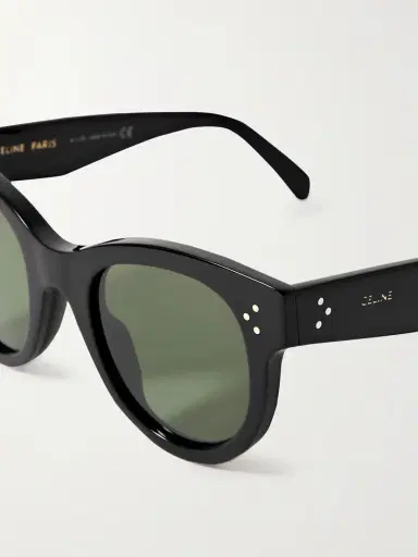 CELINE Eyewear Round-frame Acetate Sunglasses | Thumbnail 4