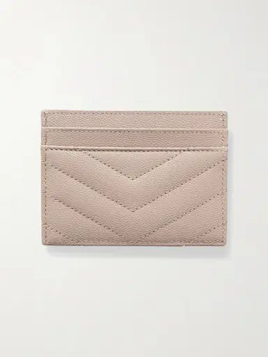 Saint Laurent Monogramme Quilted Textured-leather Cardholder | Thumbnail 2 Saint Laurent Monogramme Quilted Textured-leather Cardholder | Thumbnail 2