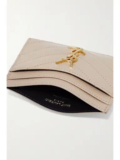Saint Laurent Monogramme Quilted Textured-leather Cardholder | Thumbnail 4 Saint Laurent Monogramme Quilted Textured-leather Cardholder | Thumbnail 4