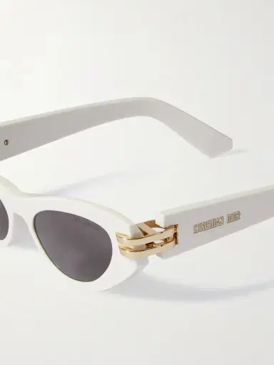 DIOR Eyewear Cdior B1u Cat-eye Acetate And Gold-tone Sunglasses | Thumbnail 4