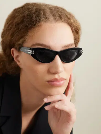 DIOR Eyewear Cdior B1u Cat-eye Acetate And Gold-tone Sunglasses | Thumbnail 2 DIOR Eyewear Cdior B1u Cat-eye Acetate And Gold-tone Sunglasses | Thumbnail 2