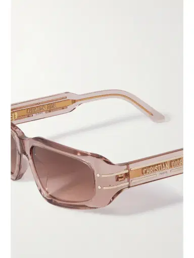 DIOR Eyewear Diorsignature S9u Rectangular-frame Acetate And Gold-tone Sunglasses | Thumbnail 4 DIOR Eyewear Diorsignature S9u Rectangular-frame Acetate And Gold-tone Sunglasses | Thumbnail 4