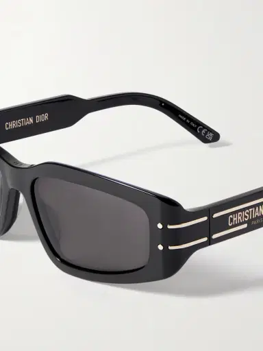 DIOR Eyewear Diorsignature S9u Rectangular-frame Acetate And Gold-tone Sunglasses | Thumbnail 4 DIOR Eyewear Diorsignature S9u Rectangular-frame Acetate And Gold-tone Sunglasses | Thumbnail 4