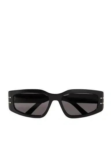 DIOR Eyewear Diorsignature S9u Rectangular-frame Acetate And Gold-tone Sunglasses | Thumbnail 1 DIOR Eyewear Diorsignature S9u Rectangular-frame Acetate And Gold-tone Sunglasses | Thumbnail 1