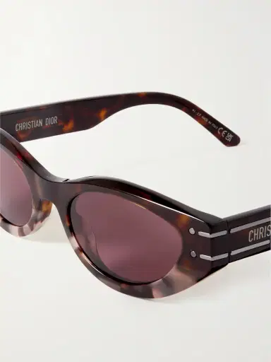 DIOR Eyewear Diorsignature B5i Oval-frame Tortoiseshell Acetate Sunglasses | Thumbnail 4 DIOR Eyewear Diorsignature B5i Oval-frame Tortoiseshell Acetate Sunglasses | Thumbnail 4
