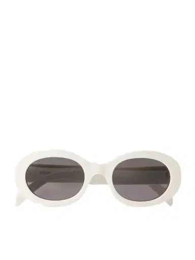 CELINE Eyewear Triomphe Oval-frame Acetate Sunglasses | Thumbnail 1 CELINE Eyewear Triomphe Oval-frame Acetate Sunglasses | Thumbnail 1