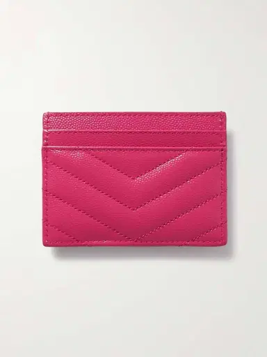 Saint Laurent Monogramme Quilted Textured-leather Cardholder | Thumbnail 2 Saint Laurent Monogramme Quilted Textured-leather Cardholder | Thumbnail 2