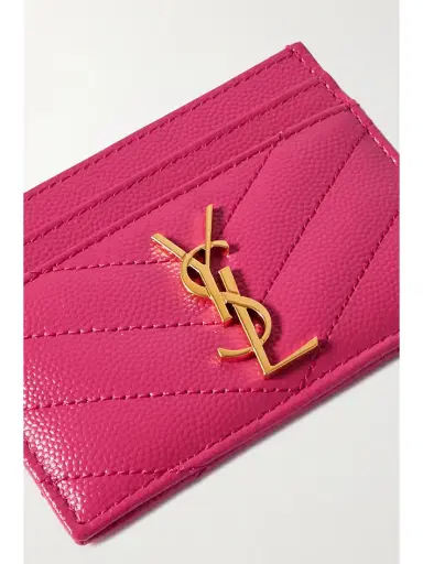 Saint Laurent Monogramme Quilted Textured-leather Cardholder | Thumbnail 3 Saint Laurent Monogramme Quilted Textured-leather Cardholder | Thumbnail 3