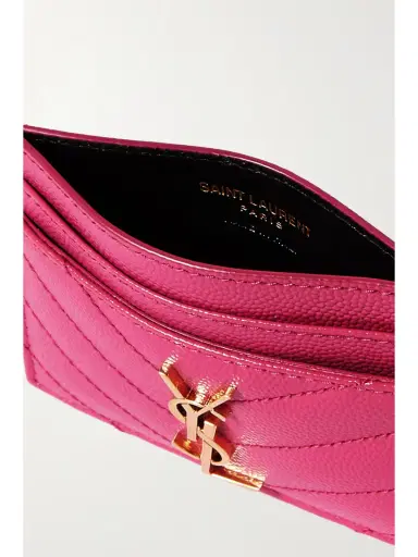 Saint Laurent Monogramme Quilted Textured-leather Cardholder | Thumbnail 4 Saint Laurent Monogramme Quilted Textured-leather Cardholder | Thumbnail 4