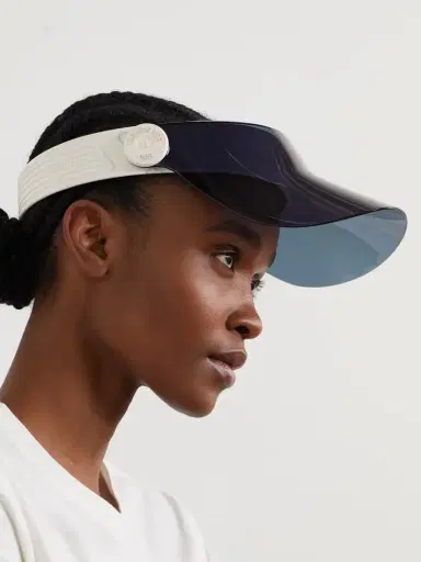 DIOR Eyewear Diorpacific V1u Perspex And Rubber Visor | Thumbnail 2