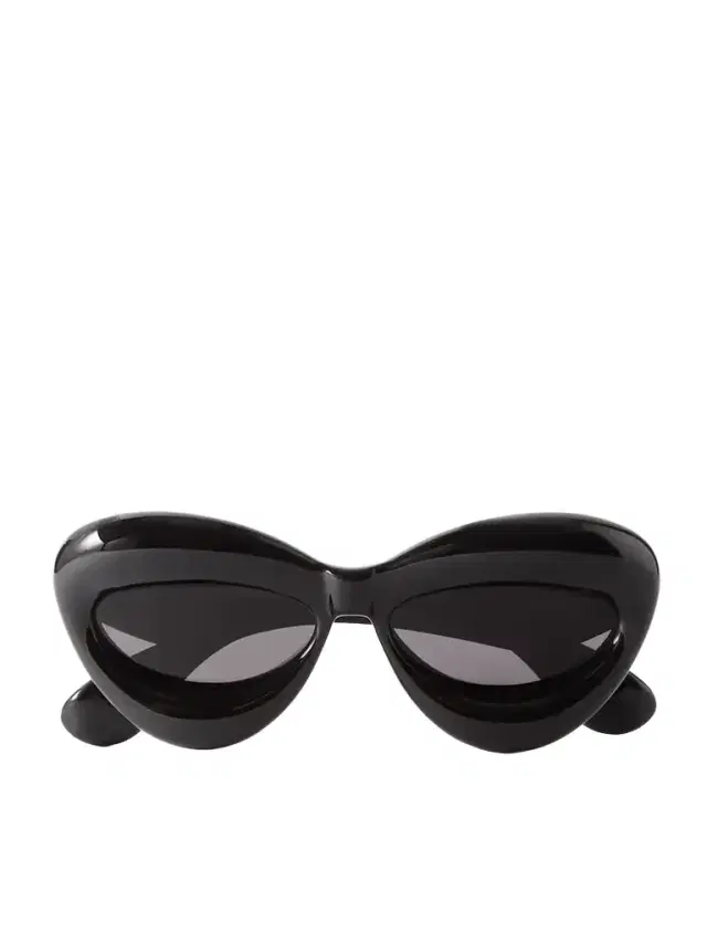 Inflated Cat-eye Acetate Sunglasses
