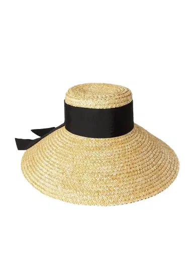 Eugenia Kim Mirabel Grosgrain-trimmed Straw Sunhat | Thumbnail 1 Eugenia Kim Mirabel Grosgrain-trimmed Straw Sunhat | Thumbnail 1