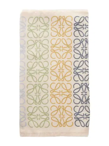 Loewe Fringed Printed Wool, Silk And Cashmere-blend Scarf | Thumbnail 1