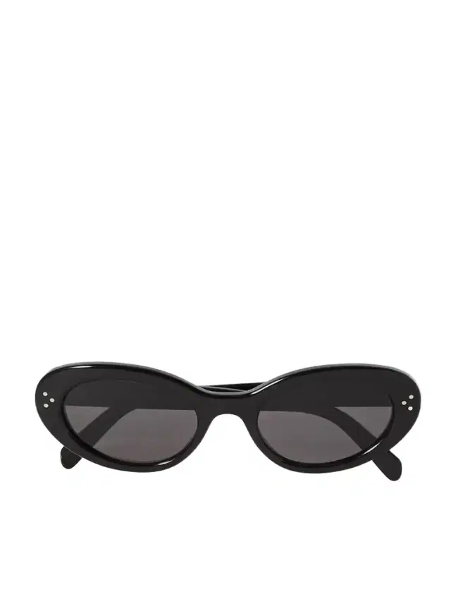 CELINE Eyewear Oval-frame Acetate Sunglasses