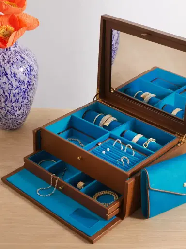 Carolina Bucci + Pineider Printed Leather Jewelry Box | Thumbnail 2 Carolina Bucci + Pineider Printed Leather Jewelry Box | Thumbnail 2