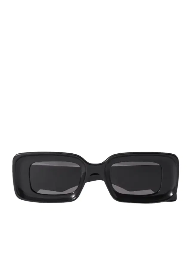 Square-frame Acetate Sunglasses