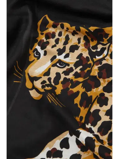 Saint Laurent Printed Modal And Cashmere-blend Scarf | Thumbnail 3 Saint Laurent Printed Modal And Cashmere-blend Scarf | Thumbnail 3