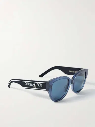DIOR Eyewear Wildior Bu Round-frame Embossed Acetate Sunglasses | Thumbnail 3