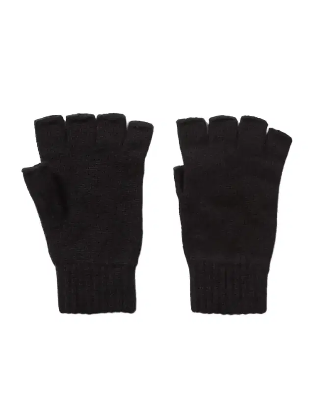 + Net Sustain Cashmere Fingerless Gloves