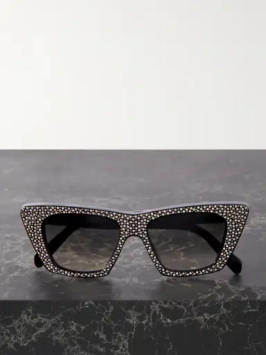 CELINE Eyewear Studded Cat-eye Acetate Sunglasses | Thumbnail 1