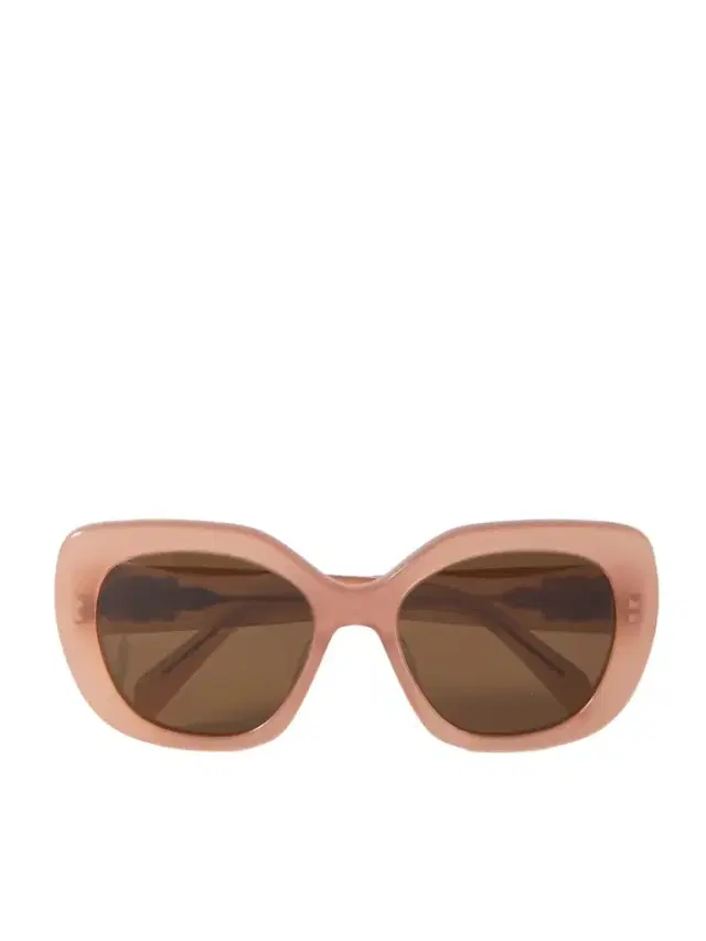 Square-frame Acetate Sunglasses