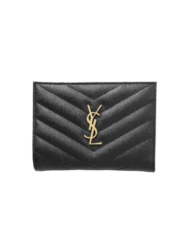 Cassandre Quilted Textured-leather Wallet