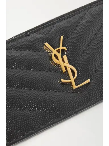 Saint Laurent Monogramme Small Quilted Textured-leather Wallet | Thumbnail 4 Saint Laurent Monogramme Small Quilted Textured-leather Wallet | Thumbnail 4