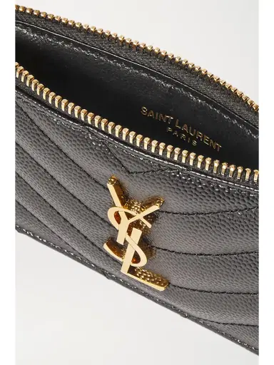 Saint Laurent Monogramme Small Quilted Textured-leather Wallet | Thumbnail 5 Saint Laurent Monogramme Small Quilted Textured-leather Wallet | Thumbnail 5