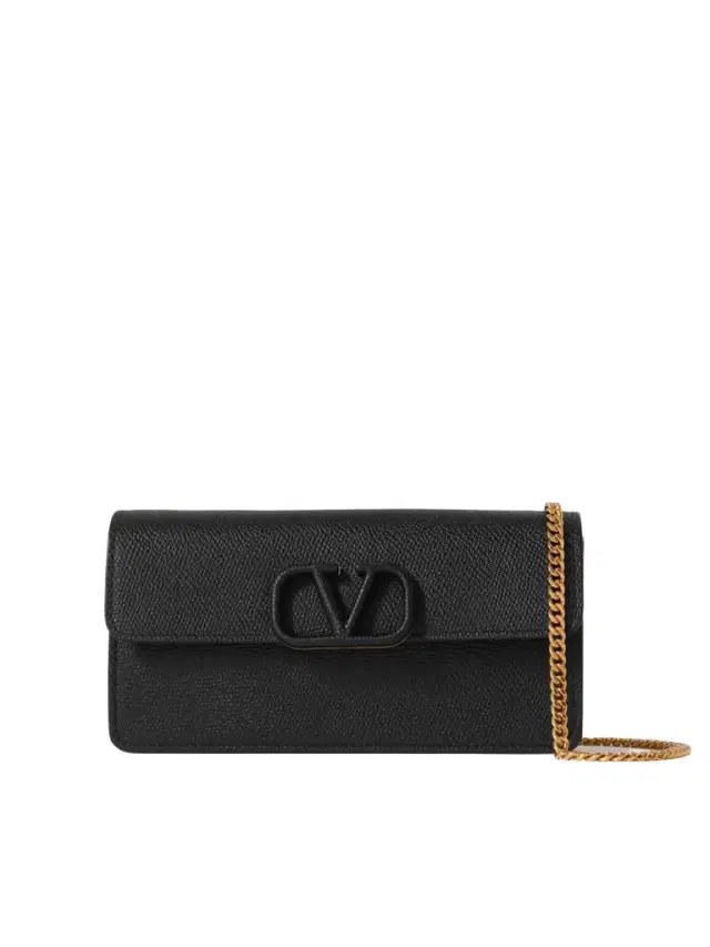 Vlogo Textured-leather Wallet