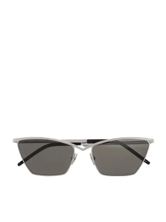 Cat-eye Silver-tone And Acetate Sunglasses