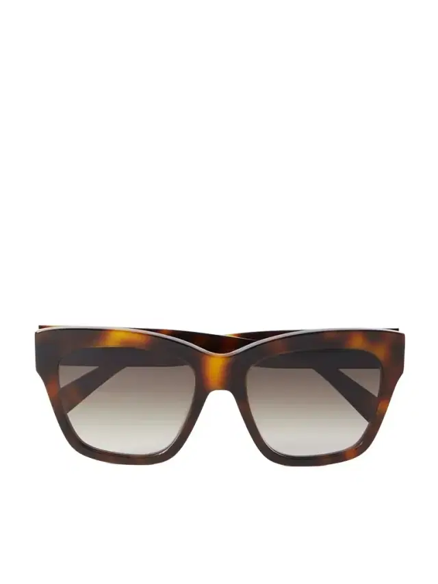 CELINE Eyewear Triomphe Square-frame Tortoiseshell Acetate Sunglasses