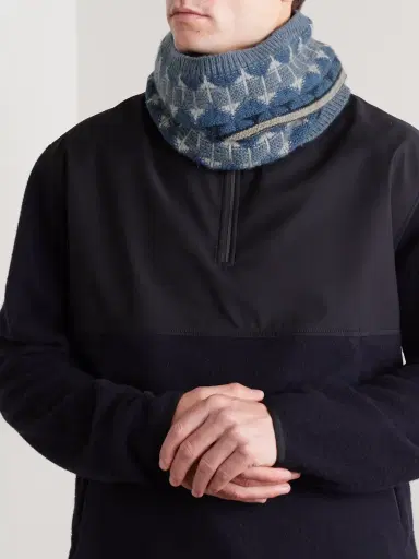Loro Piana Noel Fair Isle Cashmere Snood | Thumbnail 2 Loro Piana Noel Fair Isle Cashmere Snood | Thumbnail 2