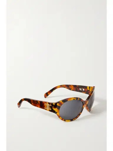CELINE Eyewear Triomphe Oversized Round-frame Acetate Sunglasses | Thumbnail 3 CELINE Eyewear Triomphe Oversized Round-frame Acetate Sunglasses | Thumbnail 3