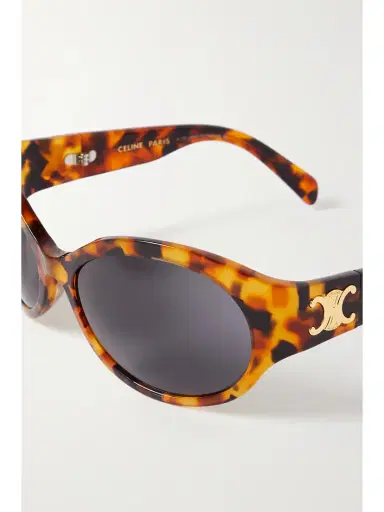 CELINE Eyewear Triomphe Oversized Round-frame Acetate Sunglasses | Thumbnail 4 CELINE Eyewear Triomphe Oversized Round-frame Acetate Sunglasses | Thumbnail 4