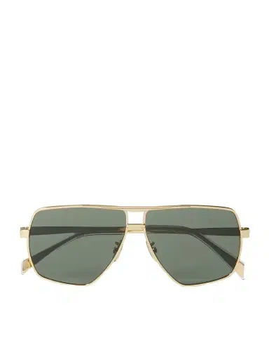 CELINE Eyewear Oversized Aviator-style Gold-tone Sunglasses | Thumbnail 1 CELINE Eyewear Oversized Aviator-style Gold-tone Sunglasses | Thumbnail 1