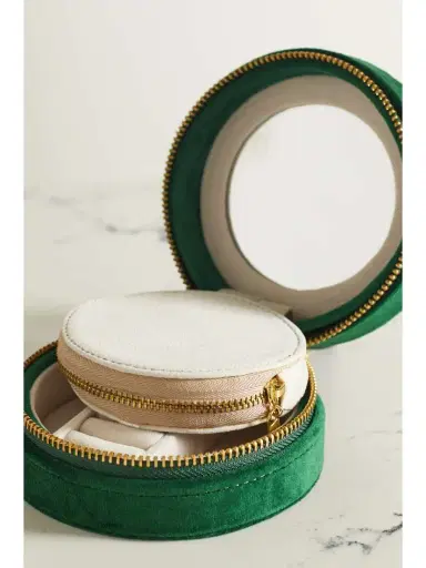 L’Atelier Nawbar You Are The Sun To My Moon Embroidered Velvet Jewelry Box | Thumbnail 4 L’Atelier Nawbar You Are The Sun To My Moon Embroidered Velvet Jewelry Box | Thumbnail 4
