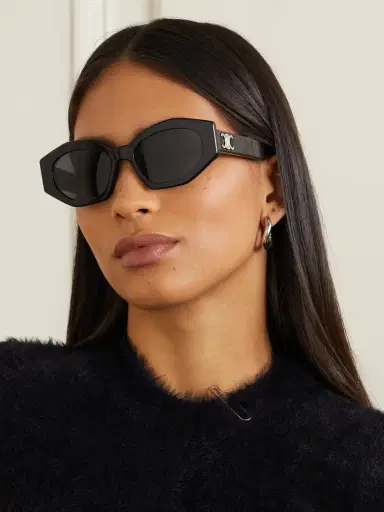 CELINE Eyewear Triomphe Cat-eye Acetate Sunglasses | Thumbnail 2 CELINE Eyewear Triomphe Cat-eye Acetate Sunglasses | Thumbnail 2