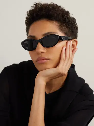 PRADA EYEWEAR Oval-frame Acetate Sunglasses | Thumbnail 2 PRADA EYEWEAR Oval-frame Acetate Sunglasses | Thumbnail 2